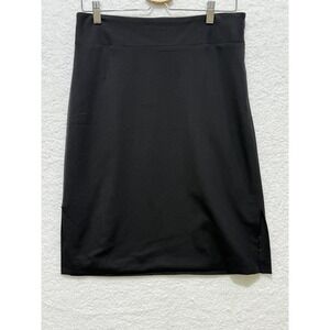 Banana Republic Black Wool Blend‎ Stretch Pencil Skirt Career Women's